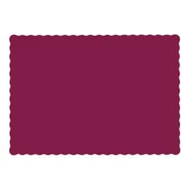 Placemat 10X14 IN Burgundy Paper 1000/Case
