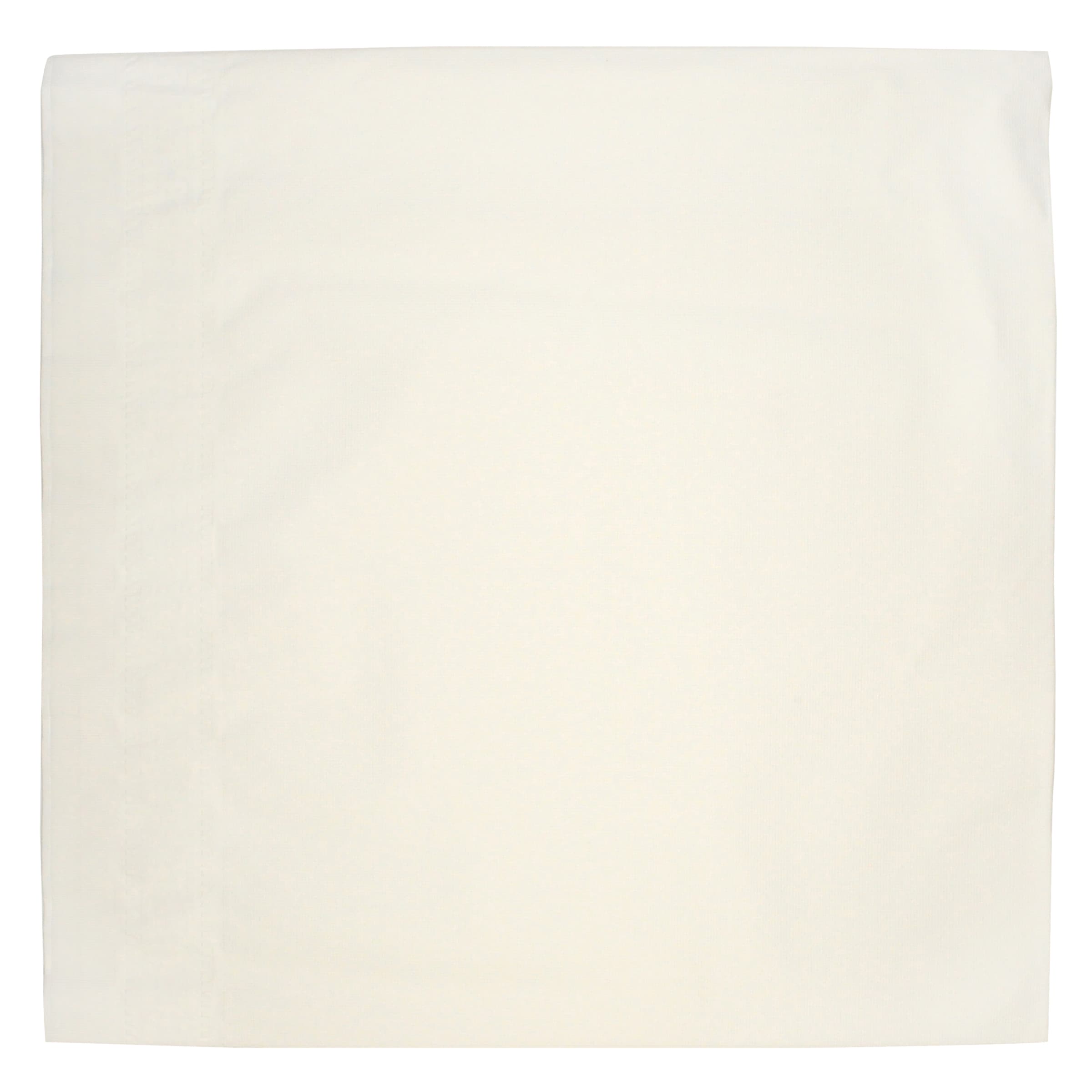 Table Cover 82X82 IN Paper Poly Blend White 25/Case