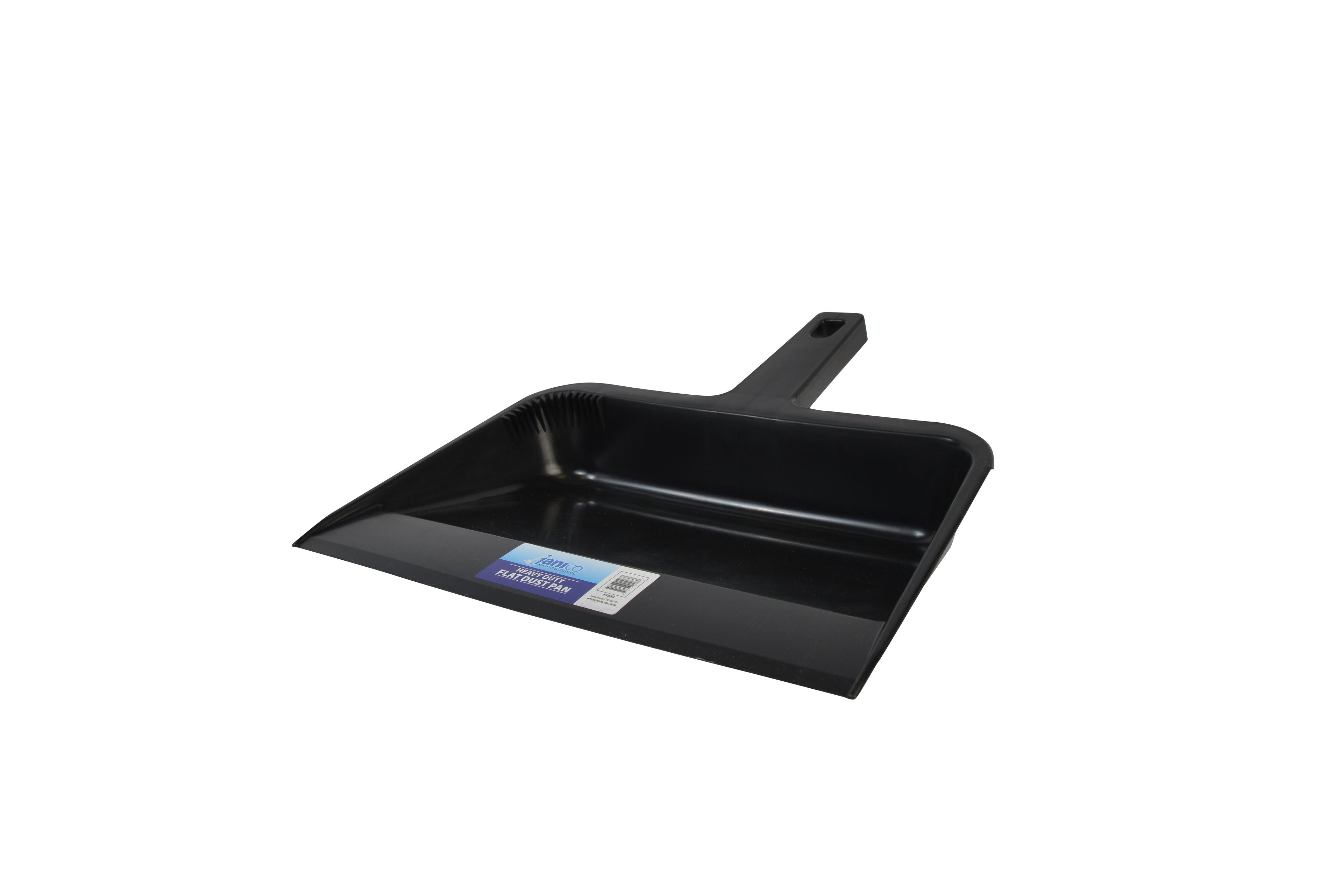 Hand Held Dust Pan 12 IN Black Plastic 1/Each