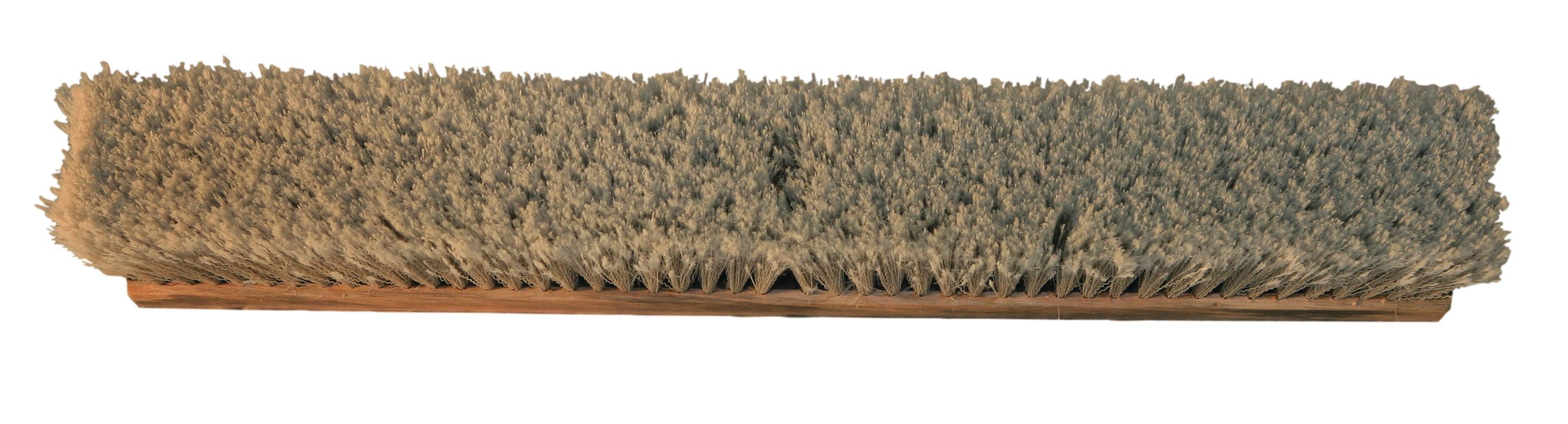 O-Cedar® Durham™ Push Broom Head 18X3 IN Gray PS Wood With 18IN Head Satin Tip Flagged 2 Threaded Handle Holes 1/Each