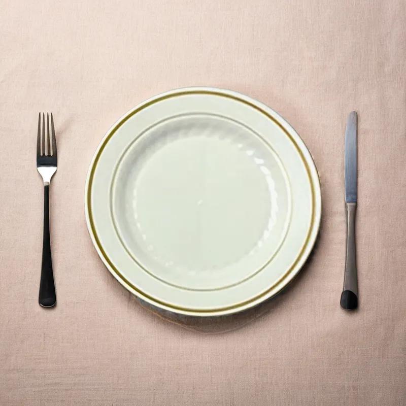 WNA Plate 7.5 IN Plastic Ivory Gold 150/Case
