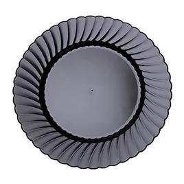 WNA Plate 10.25 IN Plastic Black 144/Case