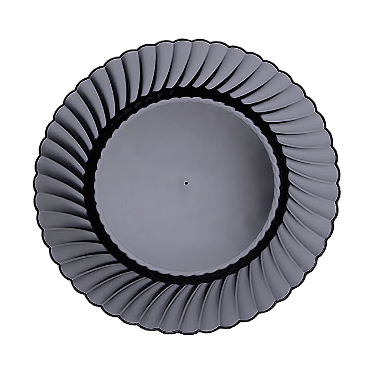 WNA Plate 10.25 IN Plastic Black 144/Case