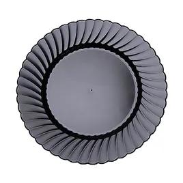 WNA Plate 10.25 IN Plastic Black 144/Case