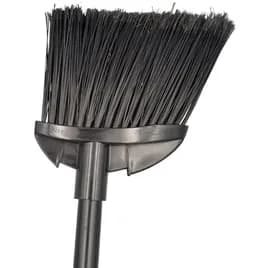 O-Cedar® MaxiClean® Lobby Broom 0.813 IN 33IN Black PET Plastic Coated Steel Swivel Cap Flagged Swivel Hang Cap 1/Each