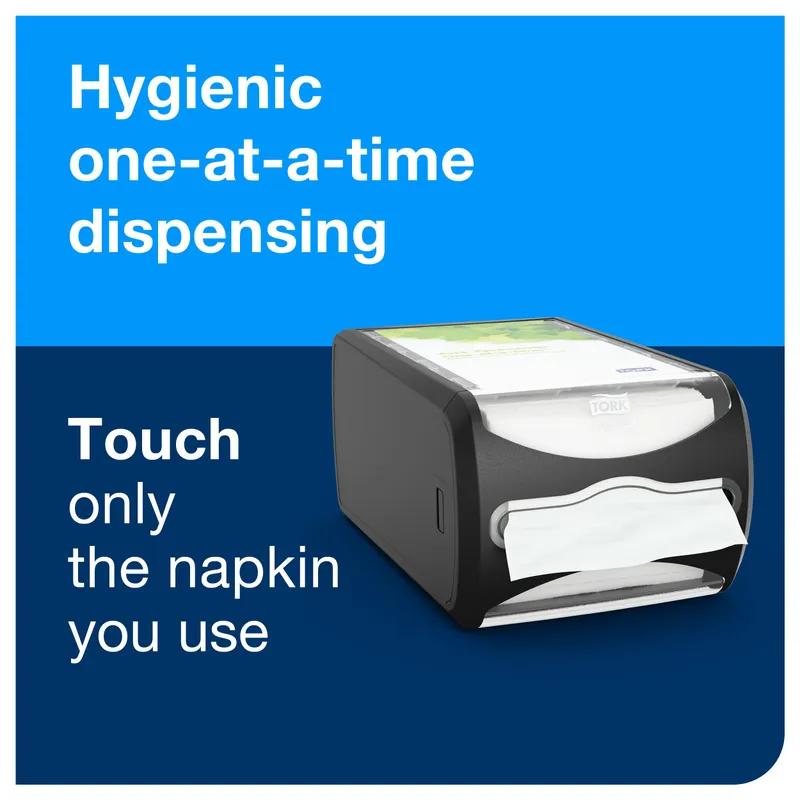 Tork Xpressnap® N4 Napkin Dispenser 12.1X7.5X5.7 IN Licorice Plastic Countertop Signature Range 1/Each