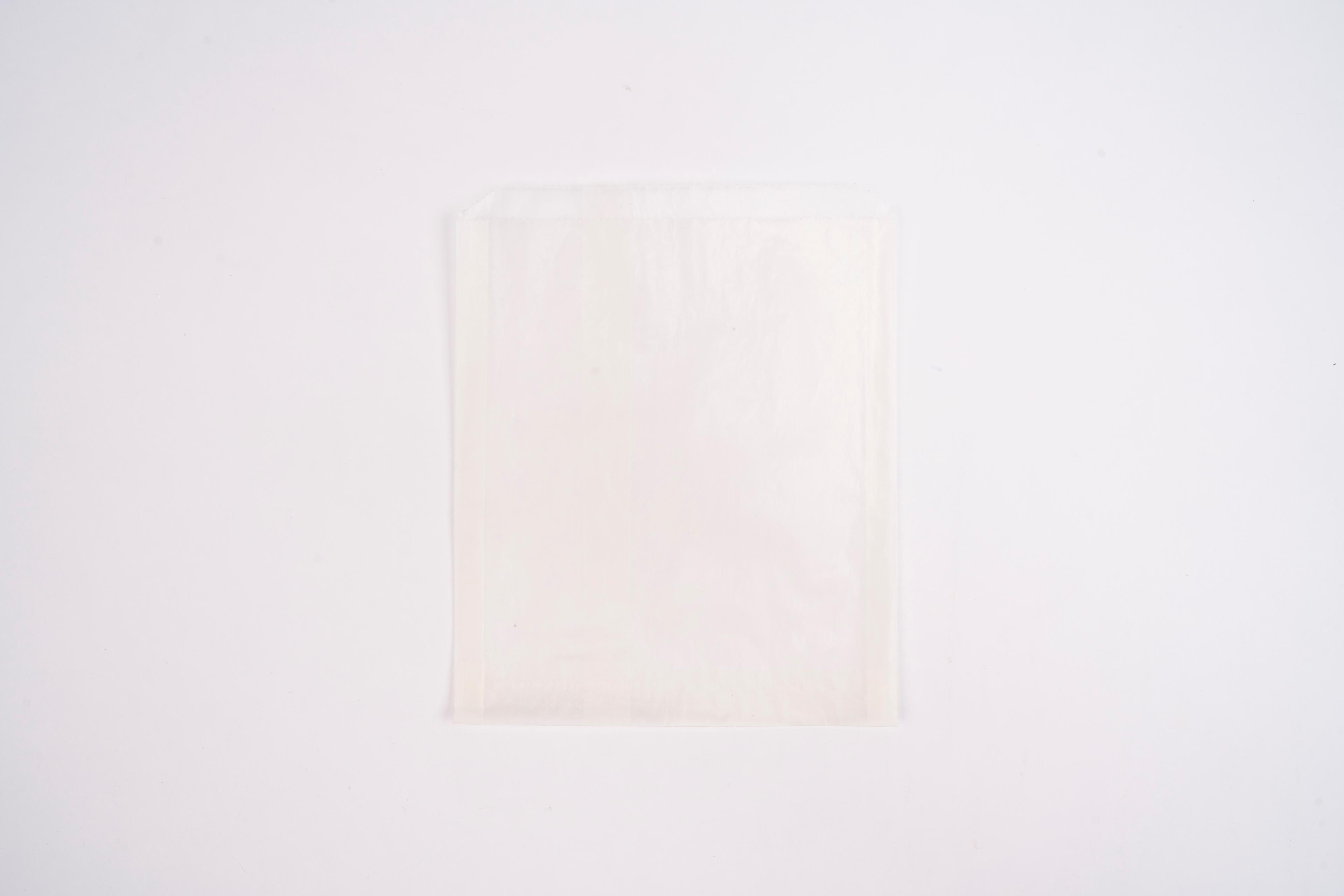 Sandwich Bag 6X1X7 IN Wet Wax Paper White Panda Gusset 6000/Case