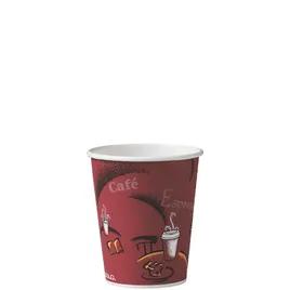 Solo® Hot Cup Tall 10 OZ SSP Multicolor Bistro® 50 Count/Pack 20 Packs/Case 1000 Count/Case
