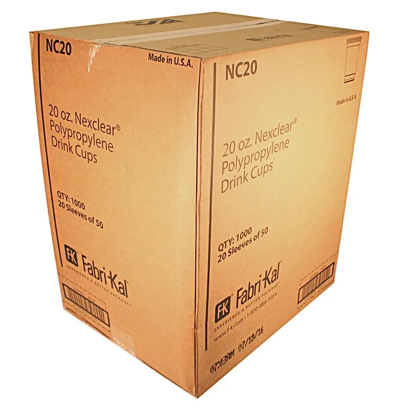 Nexclear® Cold Cup 20 OZ PP Clear 1000/Case