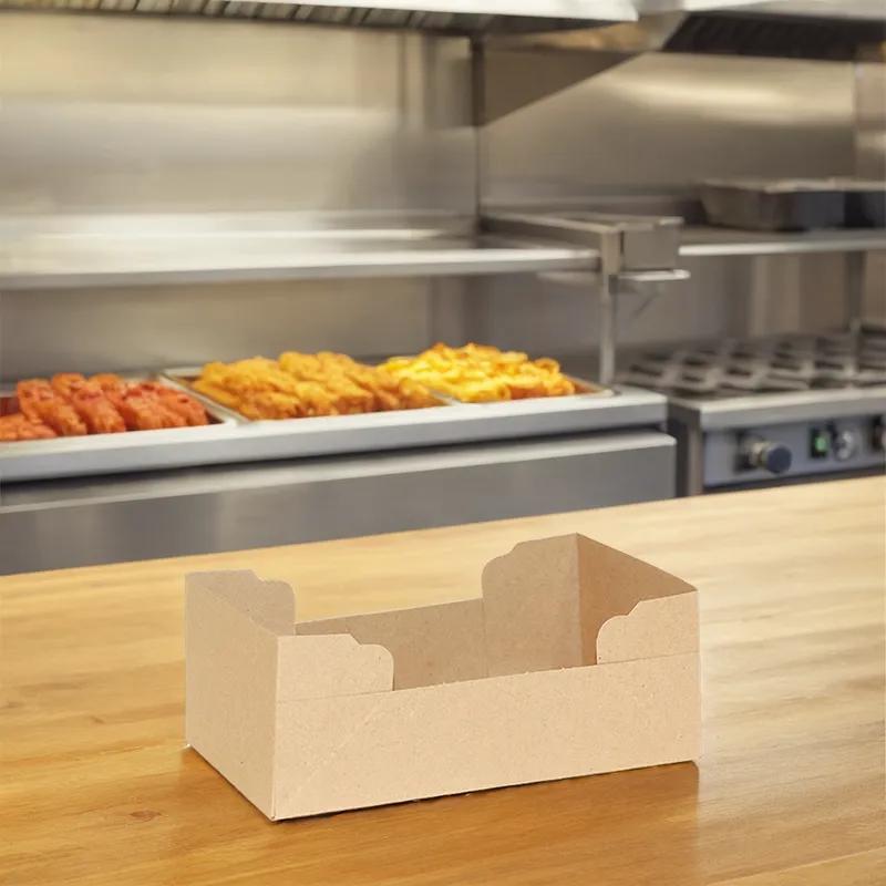 Take-Out Box Carry Tray 10X5.875X3.875 IN Chipboard Rectangle 400/Case