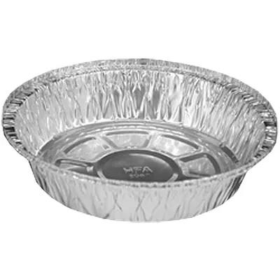 Take-Out Container Base 7.125X1.75 IN Aluminum Silver Round 500/Case