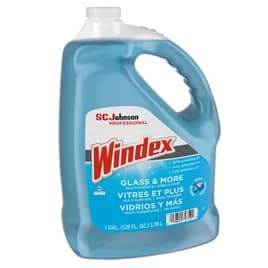 Windex® Powerized Clean Scent Window & Glass Cleaner 1 GAL Multi Surface RTU Ammoniated 4/Case