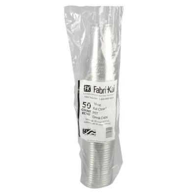 Kal-Clear Lid 3.9X4.5X2.4 IN PET Clear For 16 OZ Cold Cup 1000/Case