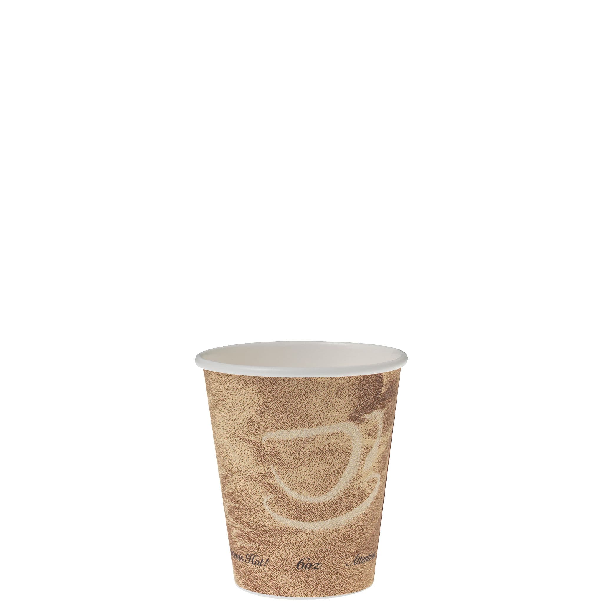 Solo® Hot Cup 6 OZ SSP Multicolor Mistique® Stock Print 50 Count/Pack 20 Packs/Case 1000 Count/Case