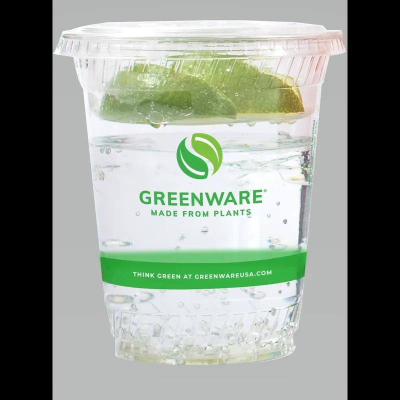 Greenware® Cold Cup 12-14 OZ PLA Clear Stock Print 1000/Case