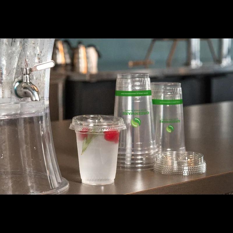 Greenware® Cold Cup 12-14 OZ PLA Clear Stock Print 1000/Case