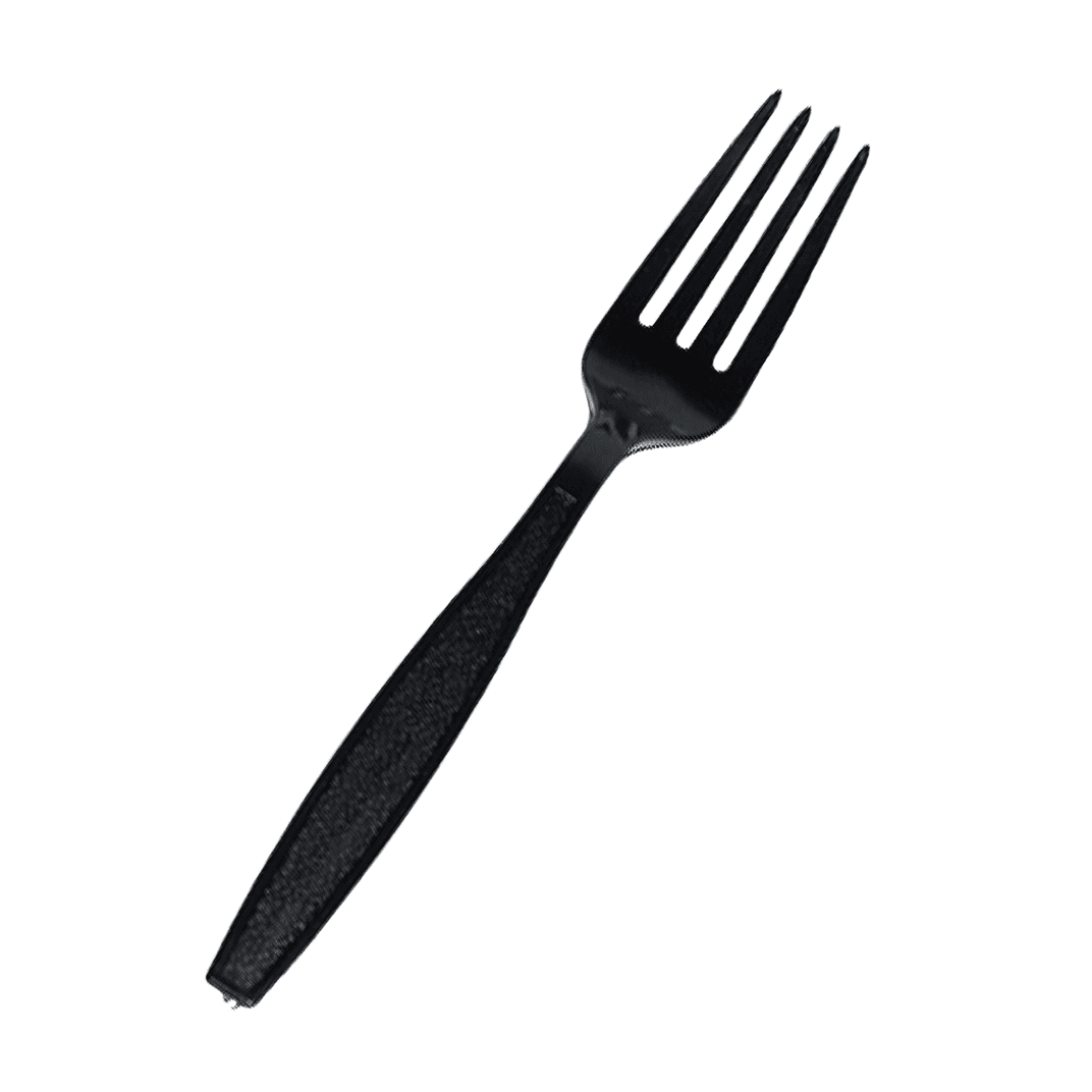 Victoria Bay Fork PS Black Heavy Duty Unwrapped 1000/Case