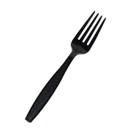 Victoria Bay Fork PS Black Heavy Duty Unwrapped 1000/Case