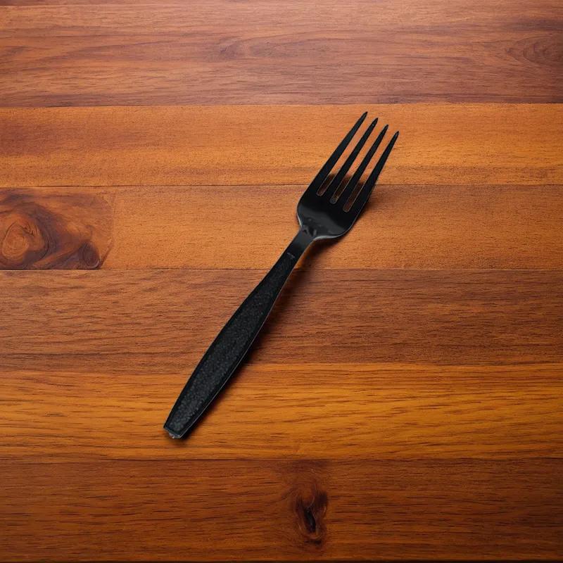 Victoria Bay Fork PS Black Heavy Duty Unwrapped 1000/Case