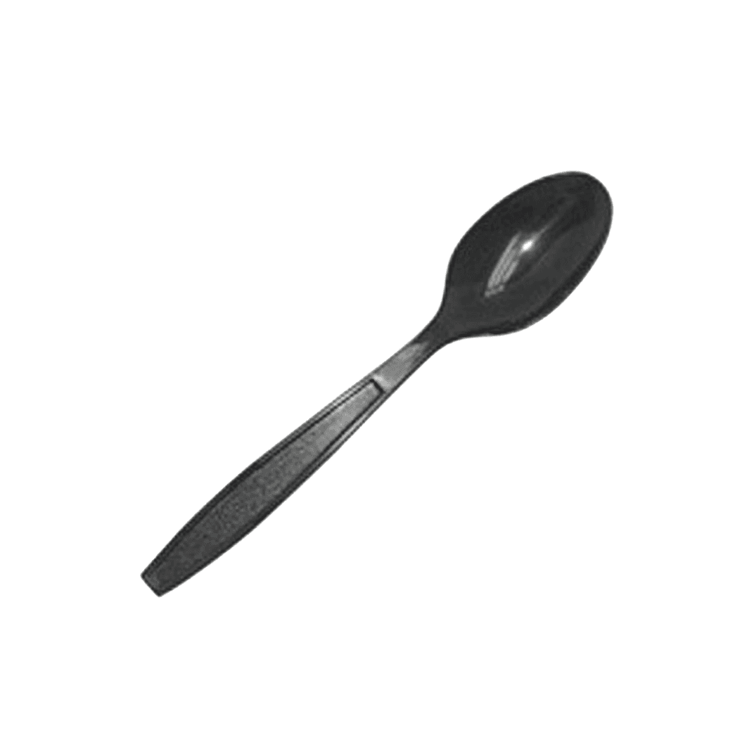 Victoria Bay Spoon PS Black Heavy Duty Unwrapped 1000/Case