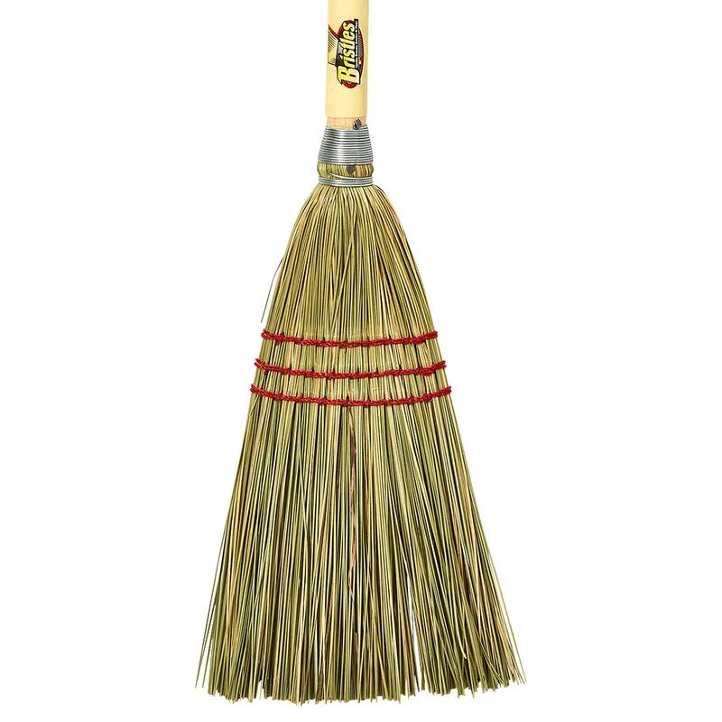 Bristles Lobby Broom 7 LB 30IN Natural Wood Natural Fiber 1/Each