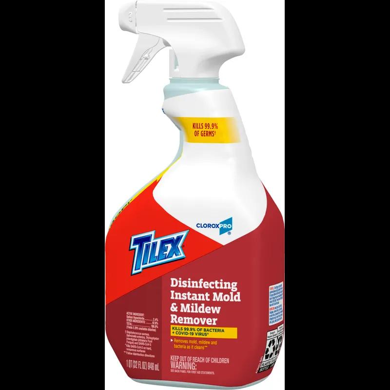 Tilex® Mildew Remover Deodorizer 32 FLOZ Multi Surface RTU Sodium Hypochlorite Antibacterial 9/Case
