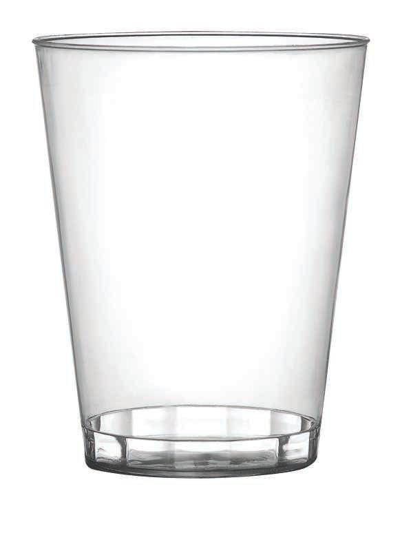 Cup Tumbler Tall 8 OZ Plastic Clear 500/Case