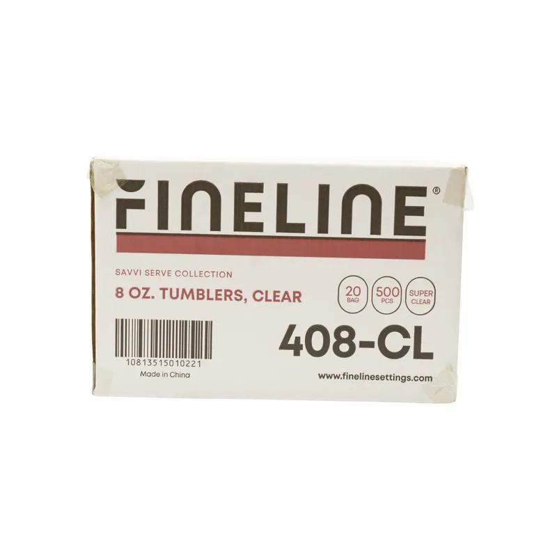 Cup Tumbler Tall 8 OZ Plastic Clear 500/Case