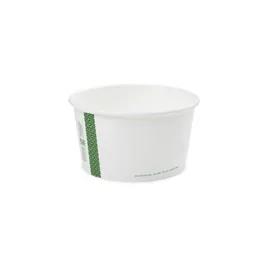 Soup Food Container 12 OZ Paper PLA White Round 500/Case