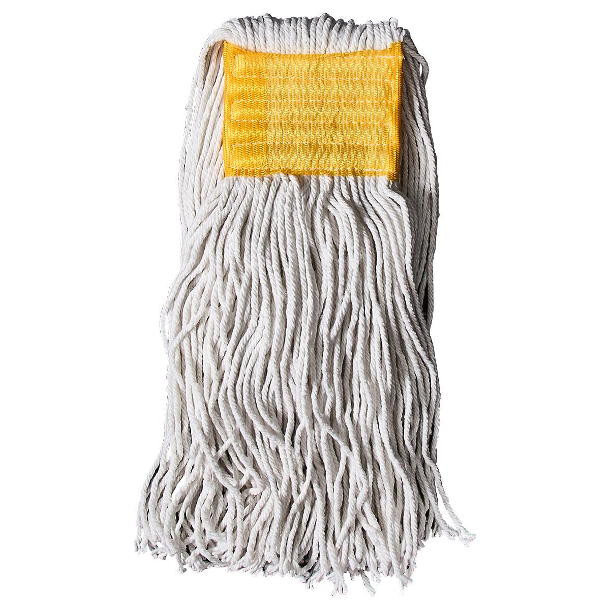 Mop Head Finish Applicator #24 20 OZ White Rayon 4PLY Cut End 1/Each