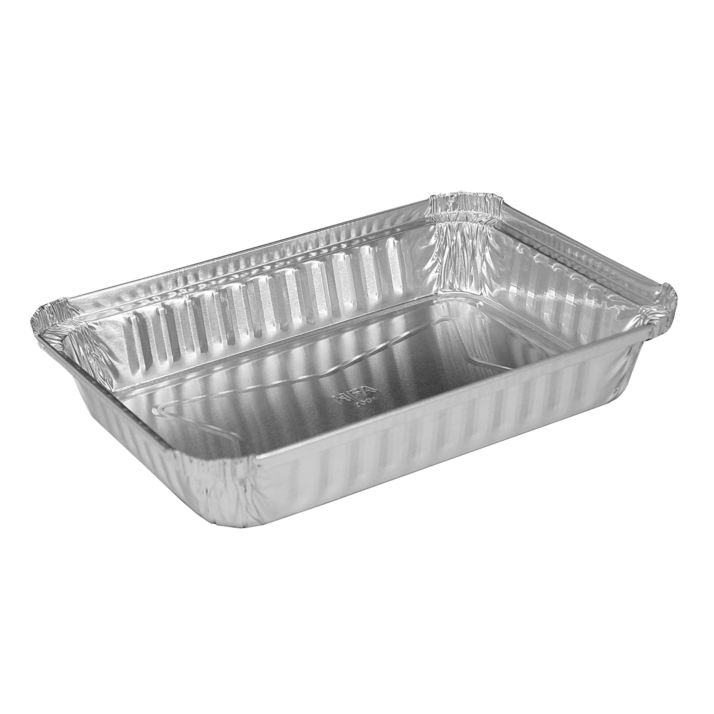 Take-Out Container Base 8.625X6X1.25 IN Aluminum Silver Oblong 500/Case