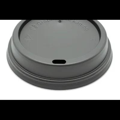 Victoria Bay Lid Dome PS Black For 10-20 OZ Hot Cup 1000/Case