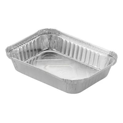 Take-Out Container Base 8.5X6.75X1.5 IN Aluminum Silver Oblong 500/Case