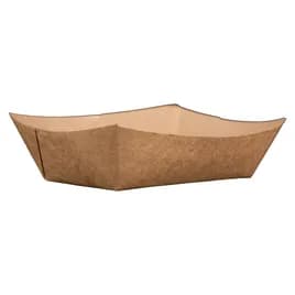 Food Tray 5 LB Kraft Paperboard Kraft Rectangle 500/Case