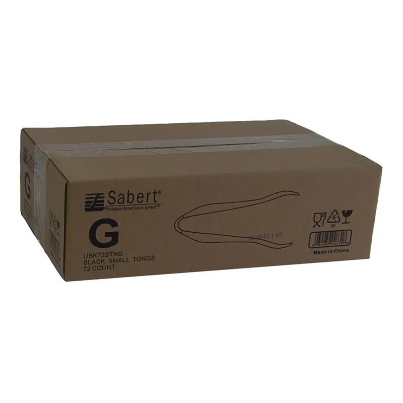 Serving Tongs 6.25 IN PP Black 72/Case