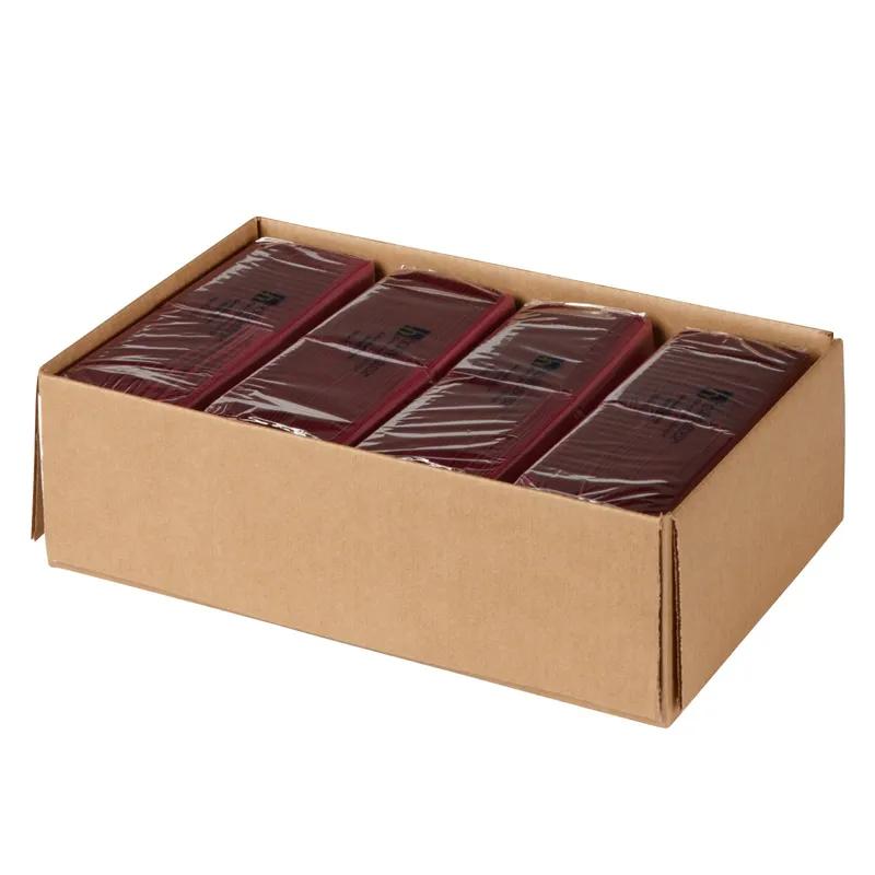 Beverage Napkins 10X10 IN Burgundy Paper 2PLY 1/4 Fold 1000/Case