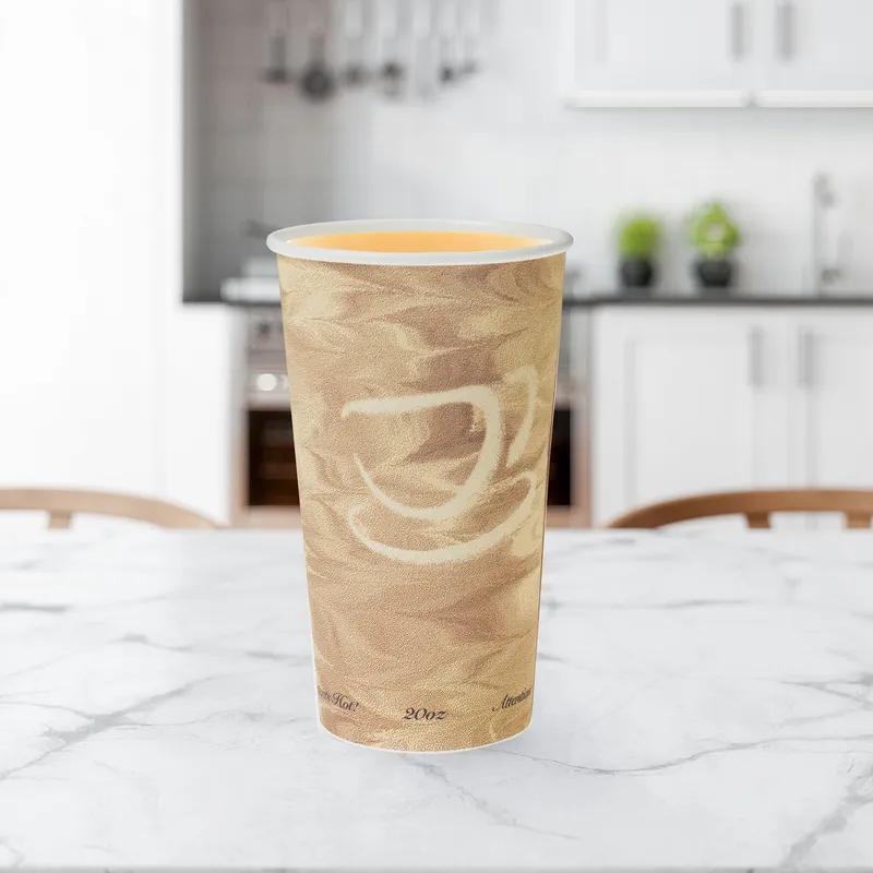 Solo® Hot Cup 20 OZ SSP Multicolor Mistique® Stock Print 40 Count/Pack 15 Packs/Case 600 Count/Case