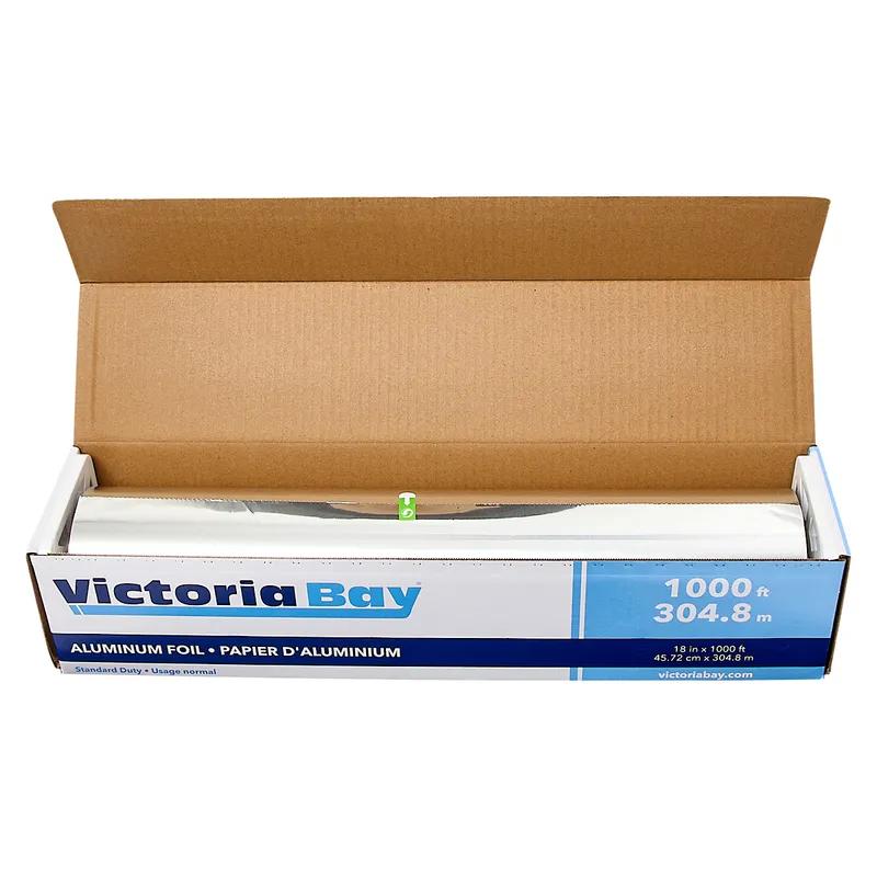 Victoria Bay Food Foil Roll 18IN X1000FT Aluminum STANDARD DUTY PLUS 1/Roll