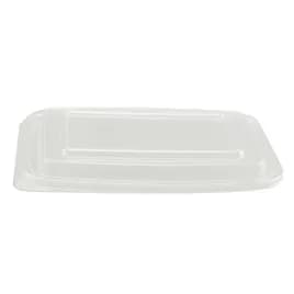 Lid Dome 0.75 IN 1 Compartment PP Clear Rectangle For Container 300/Case