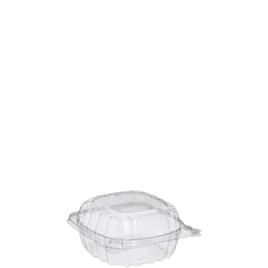 Dart® ClearSeal® Sandwich Take-Out Container Hinged 5.25X5.308X2.64 IN OPS Clear Square 125 Count/Pack 4 Packs/Case