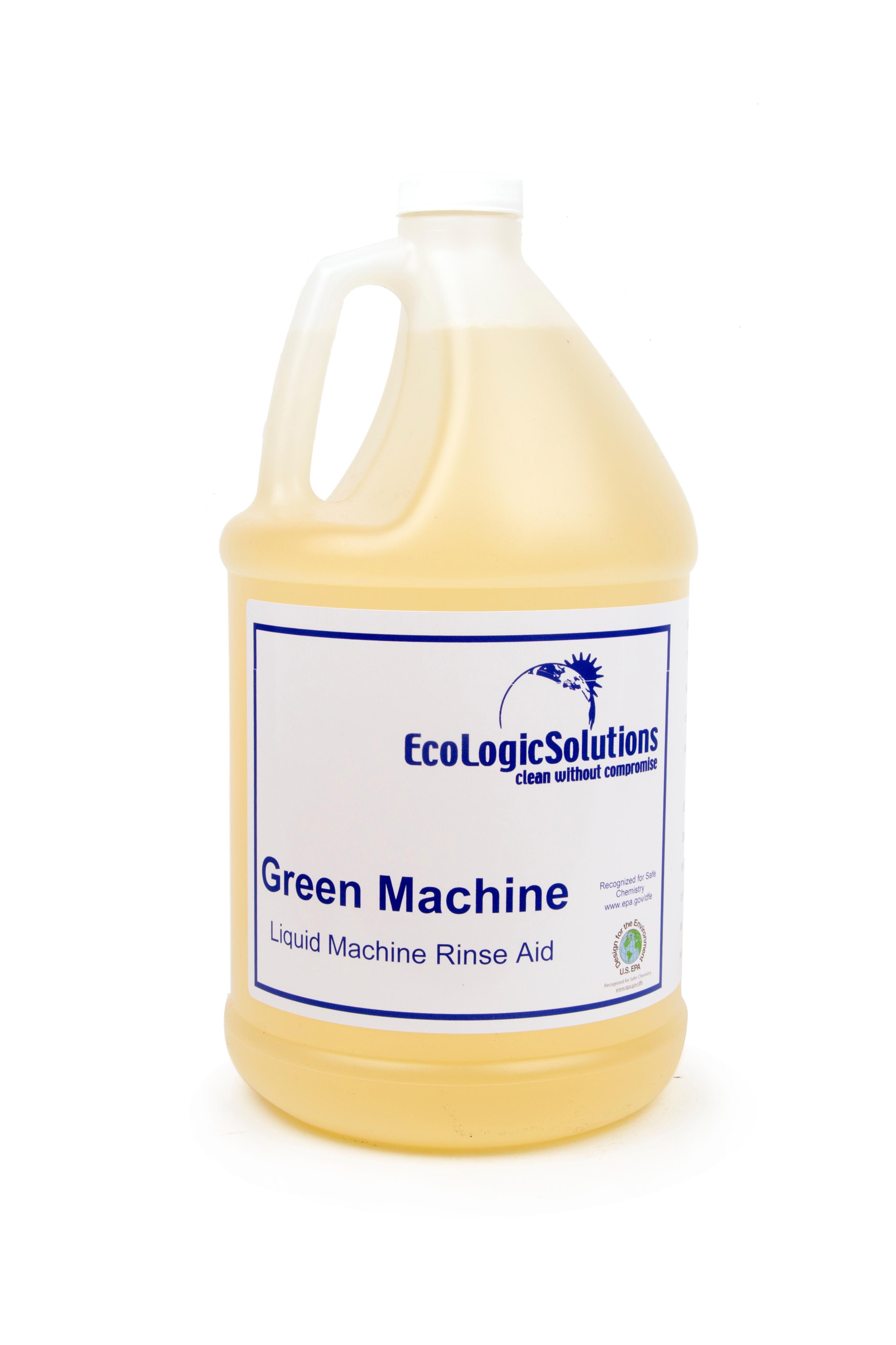 Green Machine Unscented Rinse Aid 1 GAL Liquid 4/Case