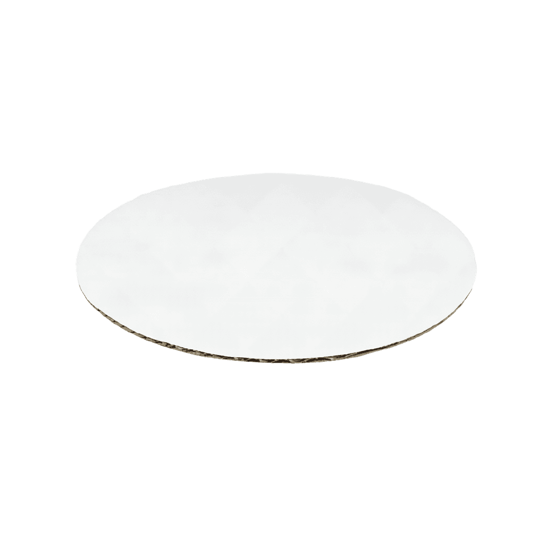 Cake Circle 6 IN Corrugated Paperboard White Round Single Wall 500/Case