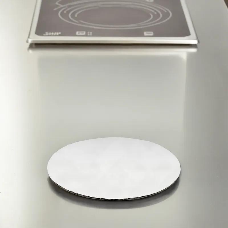 Cake Circle 6 IN Corrugated Paperboard White Round Single Wall 500/Case