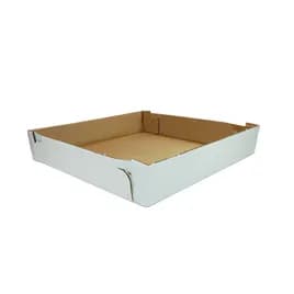 Cake Box 14X14X6 IN Corrugated Paperboard Square 2-Piece 25/Bundle