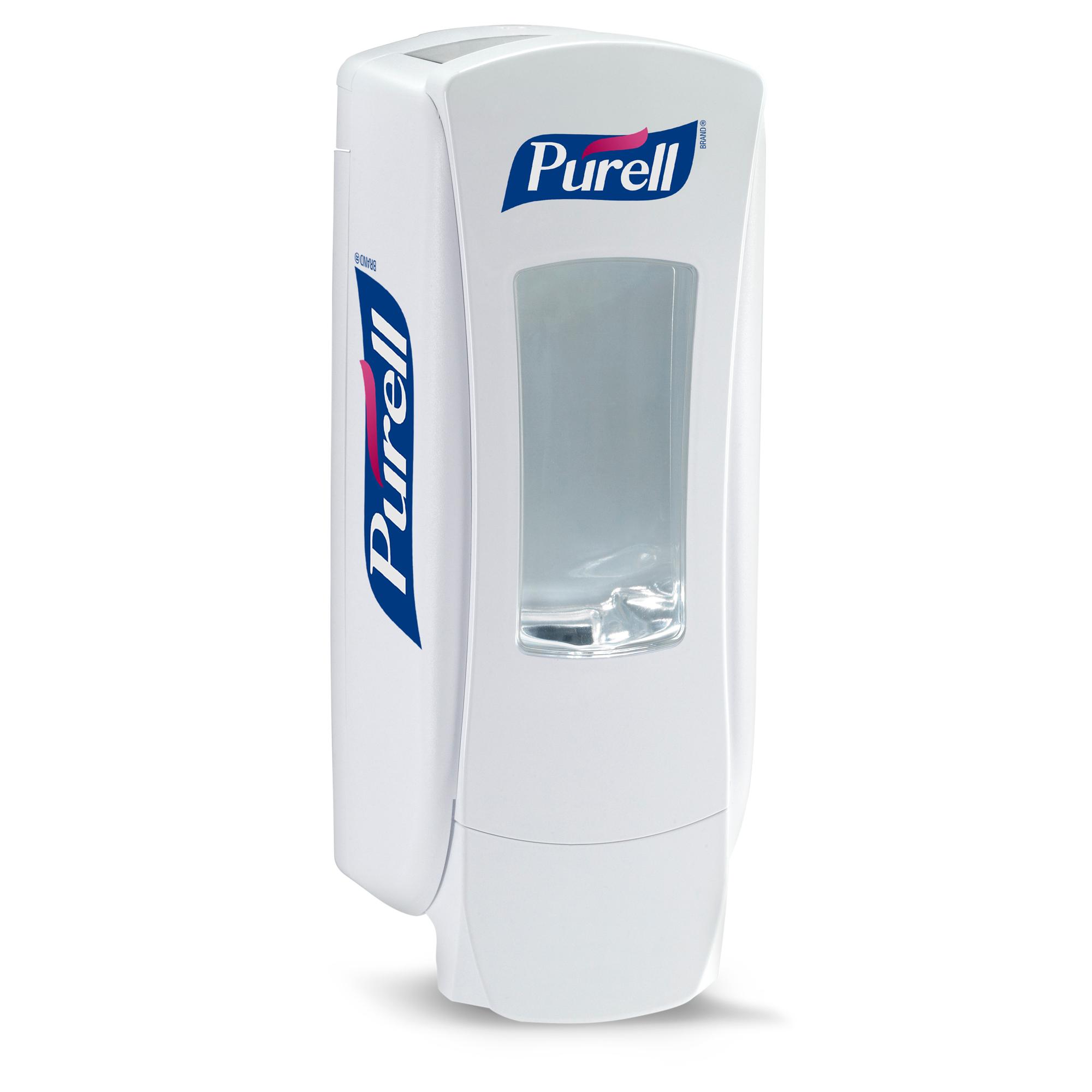 Purell® ADX-12 Hand Sanitizer Dispenser 1200 mL 3.98X4.64X11.89 IN White Push Style Surface Mount 1/Each