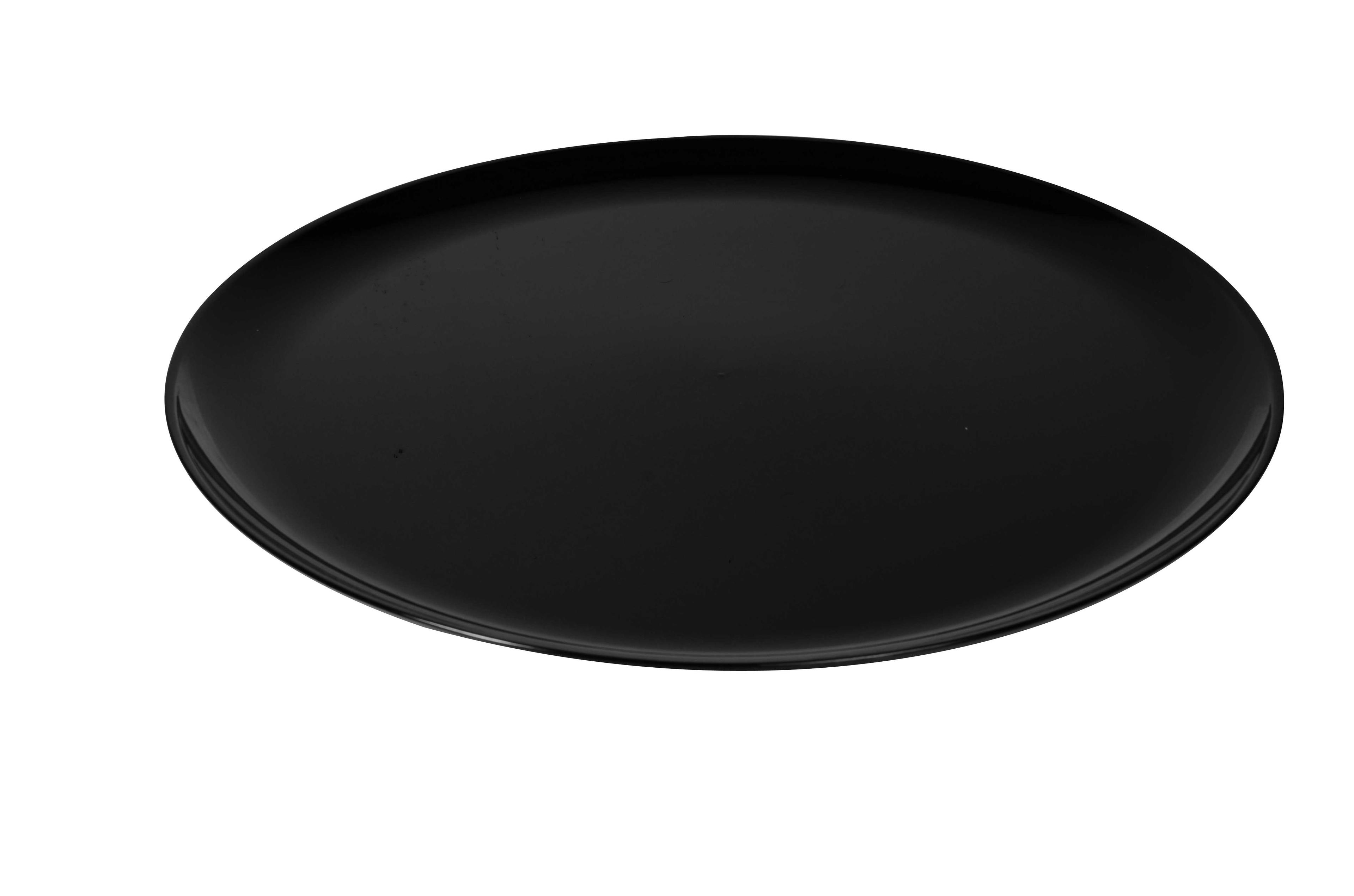 Platter Pleasers Serving Tray 16 IN PP Black Round 25/Case