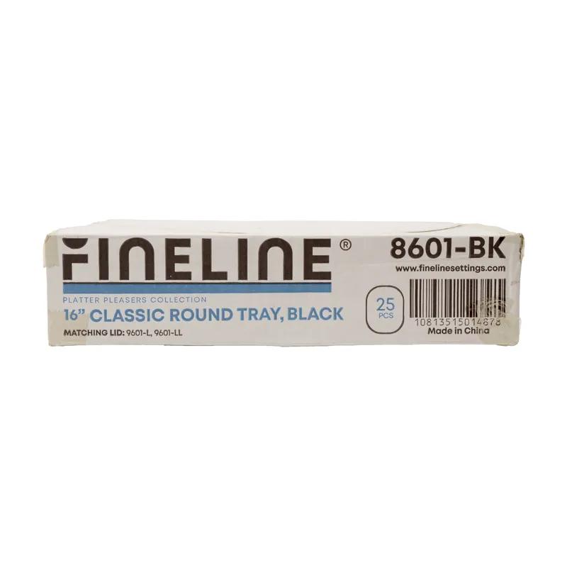 Platter Pleasers Serving Tray 16 IN PP Black Round 25/Case