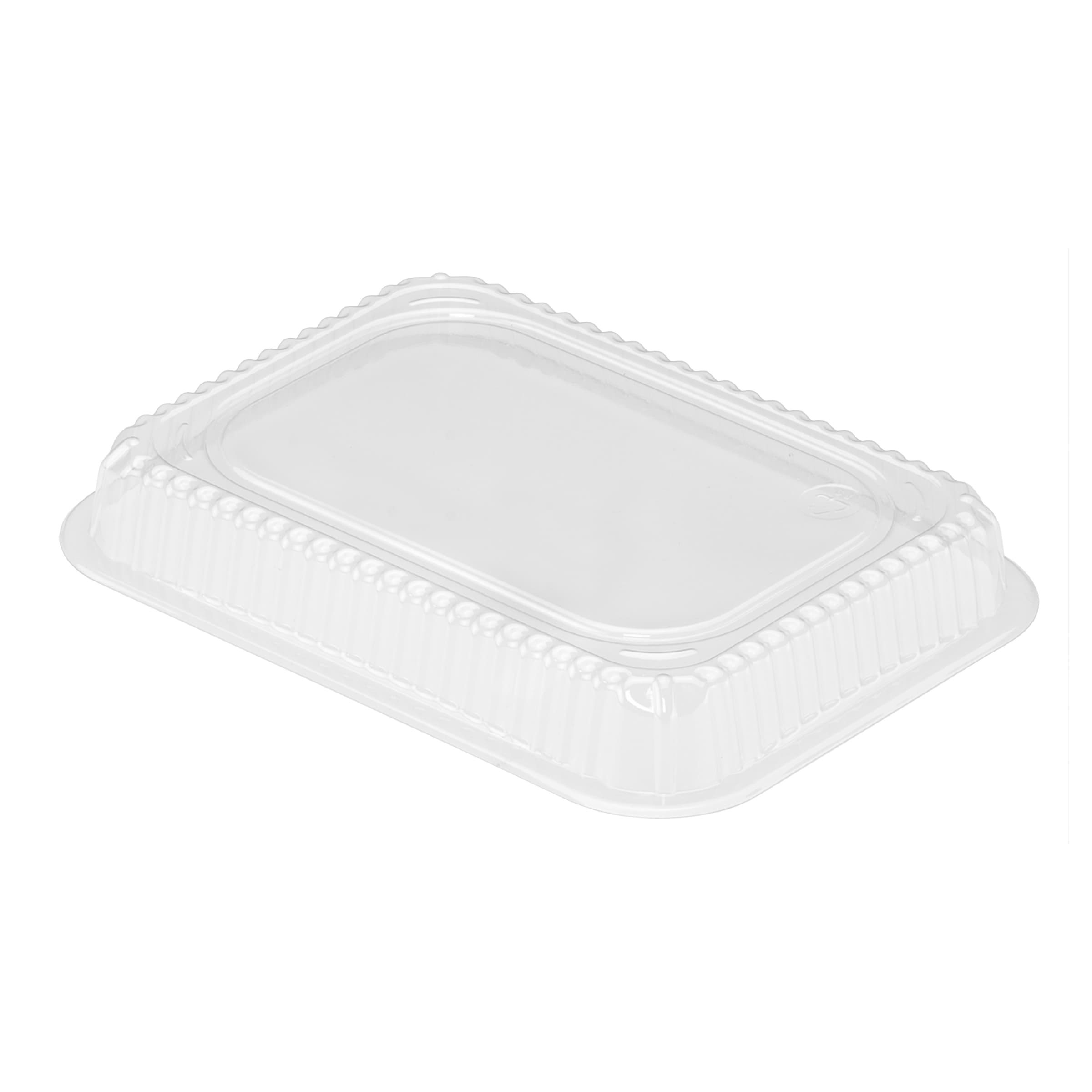 Lid Dome 8X6X1 IN Plastic Clear Rectangle For Container 500/Case