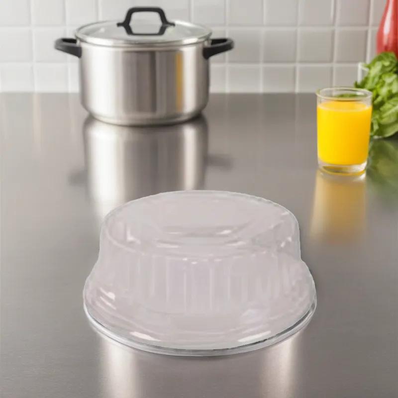 Lid Dome 16.25X3.25 IN PET Clear Round For Container 25/Case