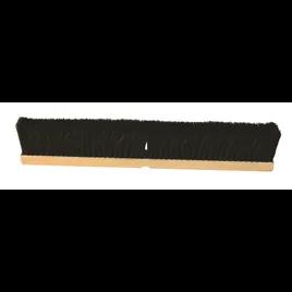 Marlow™ Push Broom Head 18X4 IN Black Tampico Medium Sweep 2 Threaded Handle Holes 1/Each